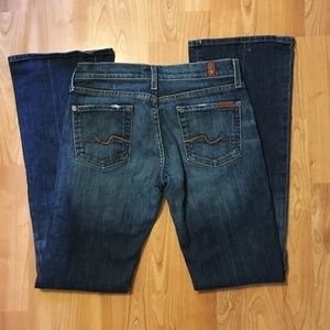 7 For All Mankind Boot Cut Medium Wash Jeans 26